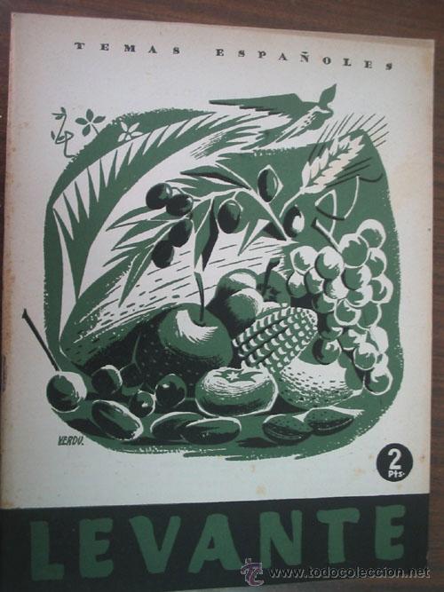 Libros de segunda mano: LEVANTE. SERRANO, Mac&iacute;a. 1954. Temas espa&ntilde;oles 114 - Foto 1