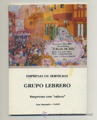 Libros de segunda mano: CARNAVAL DE CADIZ 1991. EL DUENDE DEL FALLA. CORO EN CARROZA - A-C- 0433 ,10