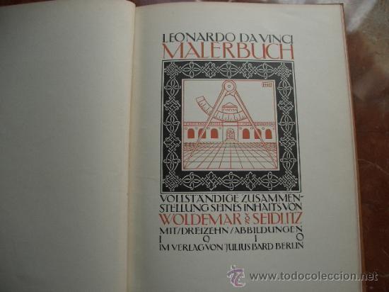 Libros de segunda mano: MALERBUCH Da Vinci, Leonardo Julius Bard, Berlin, Germany, 1910 - Foto 3