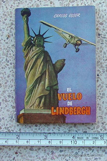Libros de segunda mano: El vuelo de Lindberg..mini libro. Sanna - Foto 1