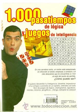 Libros de segunda mano: 7076 - 1000 PASATIEMPOS DE L&Oacute;GICA Y JUEGOS DE INTELIGENCIA - Foto 2