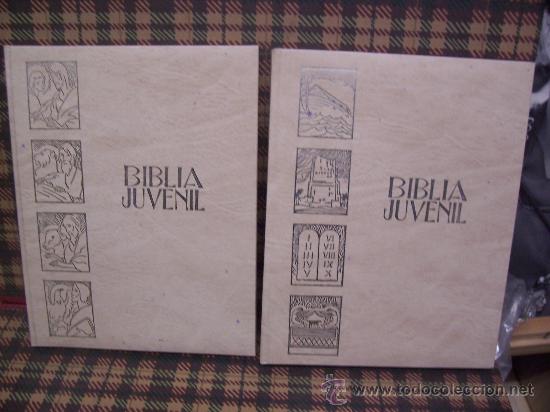 Libros de segunda mano: BIBLIA JUVENIL - 1988 - ILUSTRACIONES : COLLADO - Foto 1
