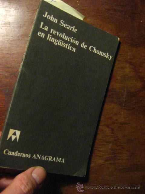 Second hand books: la revolucion de chomsky en linguistica , jhon searle   - anagrama ( vra2 )