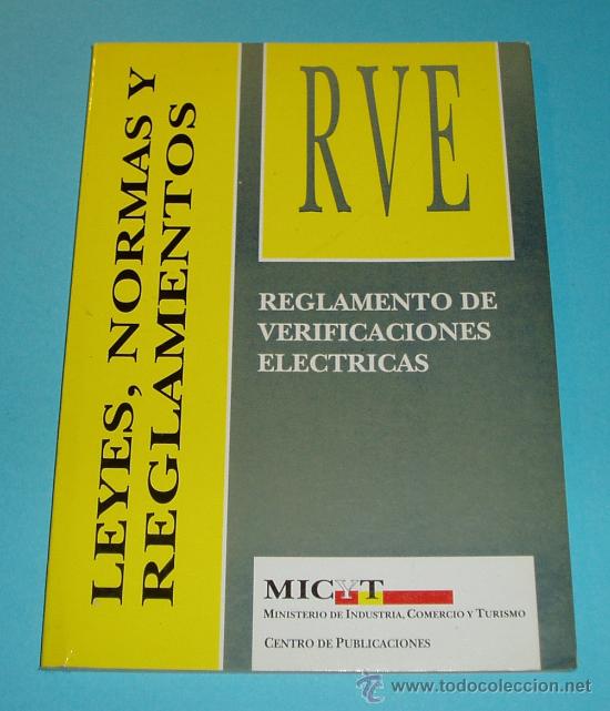 Libros de segunda mano: REGLAMENTO DE VERIFICACIONES EL&Eacute;CTRICAS - Foto 1