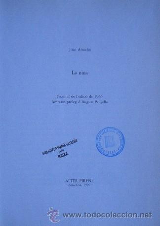 Libros de segunda mano: LA NINA - JOAN AMADES - Foto 4