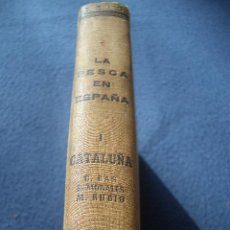 Libros de segunda mano: LA PESCA EN ESPAÑA. CATALUÑA I POR DR. CARLOS BAS, ED. C.S.I.C. 1955 