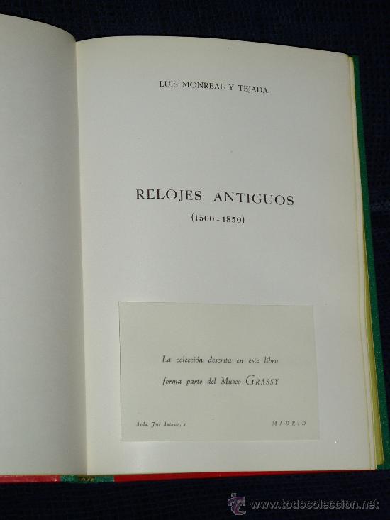 Libros de segunda mano: RELOJES ANTIGUOS (1500-1850) - Foto 2