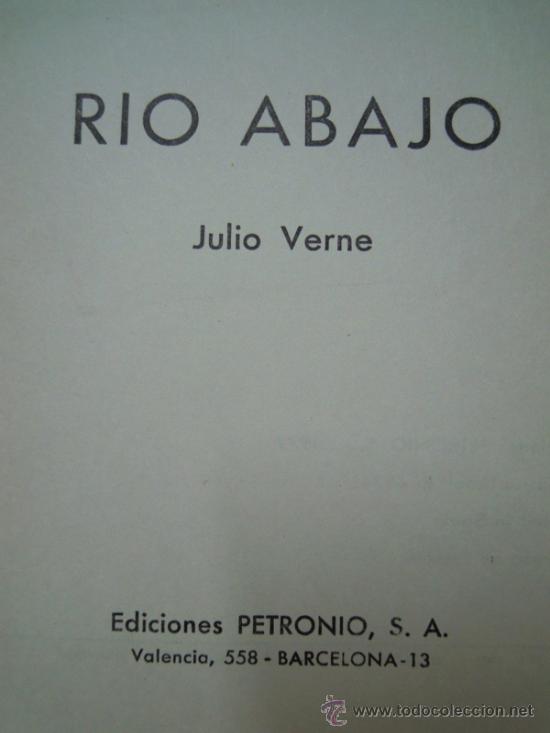 Libros de segunda mano: RIO ABAJO ( JULIO VERNE ) - Foto 3