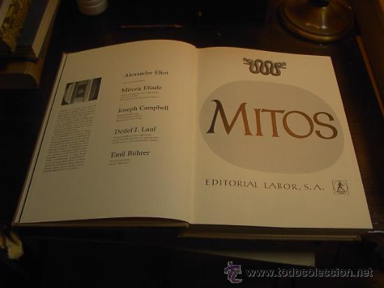 Libros de segunda mano: Mitos, Alexander Eliot, Ed. Labor, 1976 - Foto 2