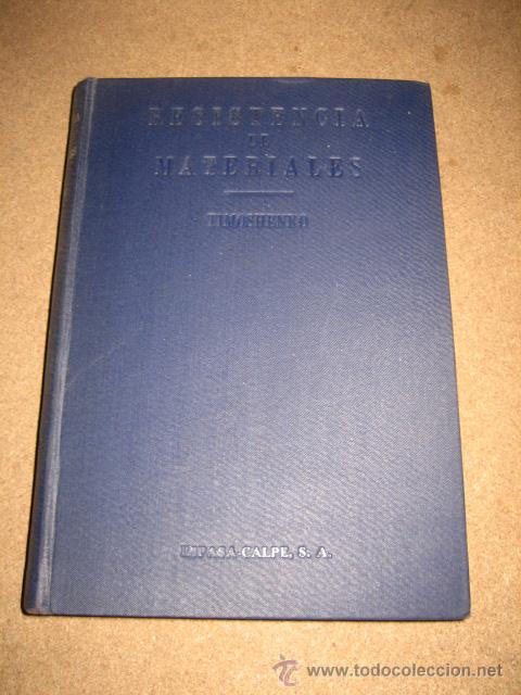 Libros de segunda mano: RESISTENCIA DE MATERIALES .-S.TIMOSHENKO 1&ordf; PARTE TEORIA ELEMENTAL Y PROBLEMAS 1944 - Foto 1
