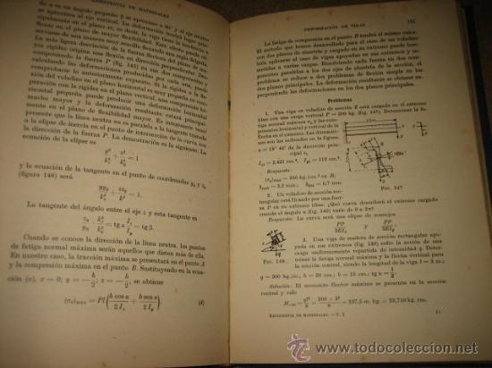 Libros de segunda mano: RESISTENCIA DE MATERIALES .-S.TIMOSHENKO 1&ordf; PARTE TEORIA ELEMENTAL Y PROBLEMAS 1944 - Foto 4