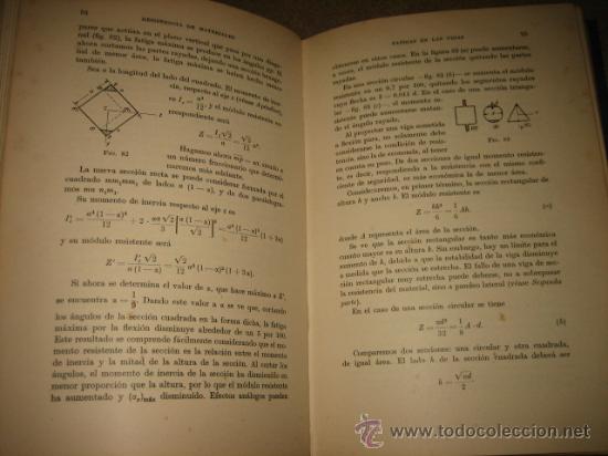 Libros de segunda mano: RESISTENCIA DE MATERIALES .-S.TIMOSHENKO 1&ordf; PARTE TEORIA ELEMENTAL Y PROBLEMAS 1944 - Foto 5