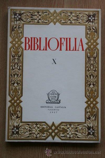 Libros de segunda mano: Bibliofilia. X. - Foto 1