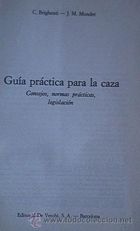 Libros de segunda mano: GUIA PRACTICA PARA LA CAZA - Foto 3