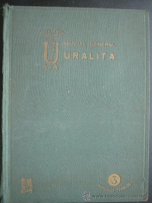 Libros de segunda mano: URALITA. MANUAL GENERAL. 1957 - Foto 1