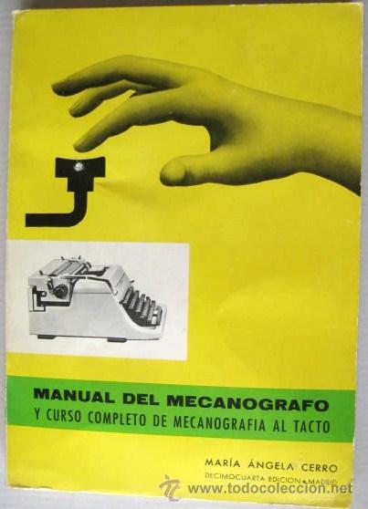 Libros de segunda mano: MANUAL DEL MECANOGRAFO. 1970.  ENVIO GRATIS&iexcl;&iexcl;&iexcl; - Foto 1