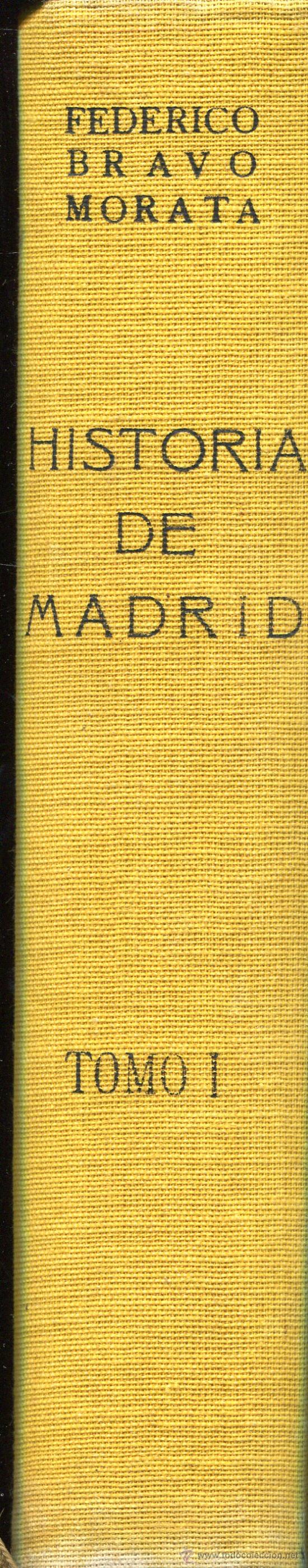Libros de segunda mano: historia de madrid  -- federico bravo morata - Foto 1