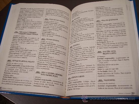 Libros de segunda mano: GU&Iacute;A DE PREMIOS Y CONCURSOS LITERARIOS EN ESPA&Ntilde;A 1999 - Foto 2