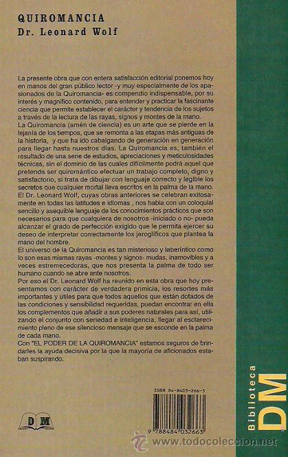 Libros de segunda mano: QUIROMANCIA. C&Oacute;MO ANALIZAR EL PODER DE LAS MANOS DR. LEONARD WOLF. MUY ILUSTRADO. - Foto 2