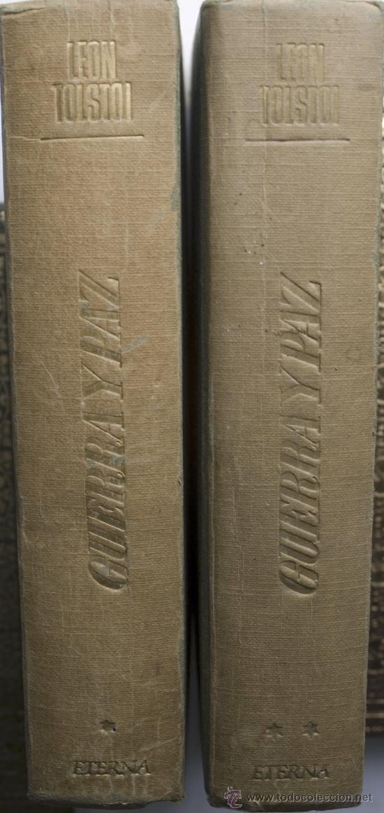 Libros de segunda mano: LEON TOLSTOI / GUERRA Y PAZ. EN DOS TOMOS. EDICIONES. VERTICE, 1968. 1&ordf; EDICI&Oacute;N. - Foto 1