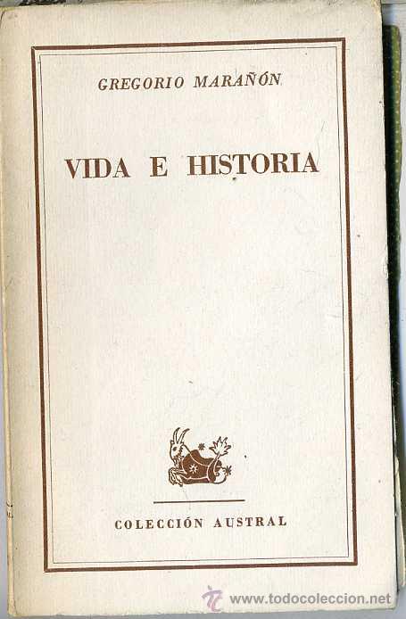 Libros de segunda mano: AUSTRAL  185 : GREGORIO MARA&Ntilde;&Oacute;N - VIDA E HISTORIA - Foto 1