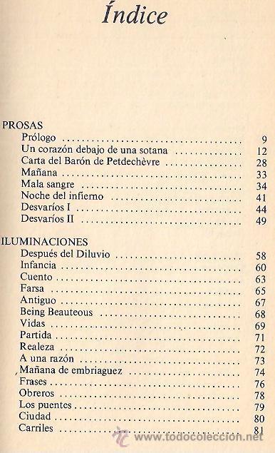 Libros de segunda mano: ARTHUR RIMBAUD /  PROSAS E ILUMINACIONES . EDICIONES 29. 1&ordf; EDICI&Oacute;N. - Foto 3