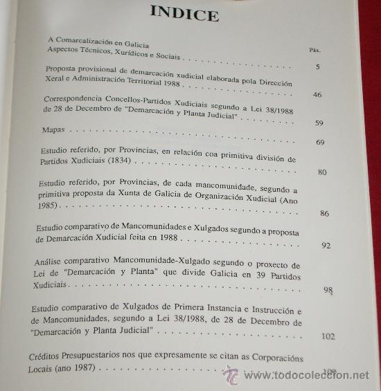Libros de segunda mano: A COMARCALIZACION EN GALICIA - Foto 4