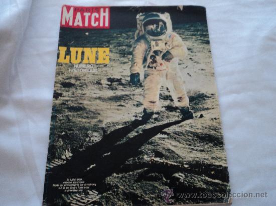 Livres d'occasion: paris match lune n&ordm; 1.058 16/08/69