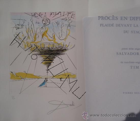 Libros de segunda mano: Dal&iacute; - libro original completo - Proc&egrave;s en diffamation Plaid&eacute; Devant la conf&eacute;rence du stage. - Foto 9
