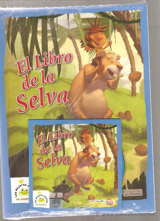 Libros de segunda mano: 2 CUENTOS CON 2 CD&acute;S : EL LIBRO DE LA SELVA + PETER PAN - Foto 1