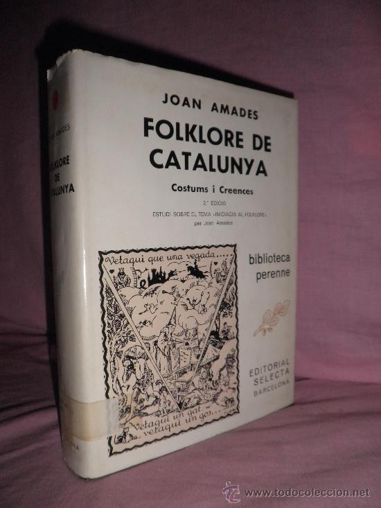 Libros de segunda mano: FOLKLORE DE CATALUNYA - JOAN AMADES - EN PIEL&middot;ILUSTRADO. - Foto 1
