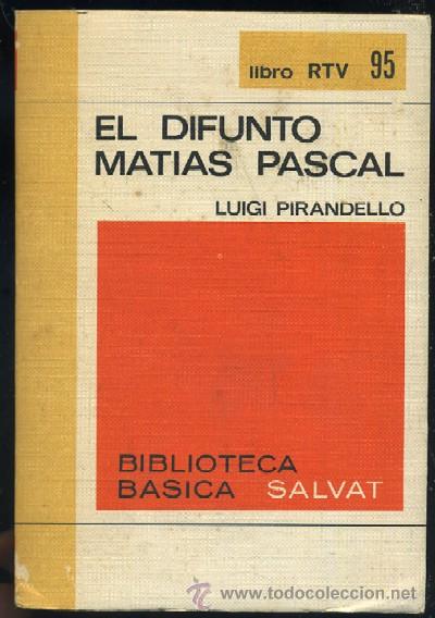 Libros de segunda mano: EL DIFUNTO MATIAS PASCAL  (LRTV-95) - Foto 1