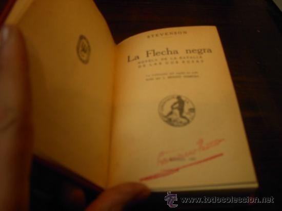 Libros de segunda mano: Stevenson, La flecha negra, Calpe, Madrid, 1932 - Foto 1