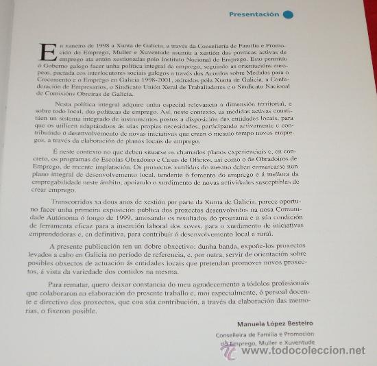Libros de segunda mano: ESCOLAS OBRADOIRO E CASAS DE OFICIOS EN GALICIA - Foto 3