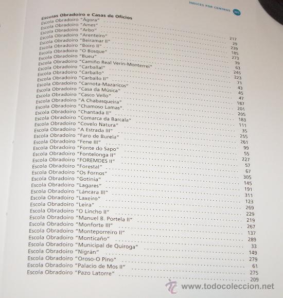 Libros de segunda mano: ESCOLAS OBRADOIRO E CASAS DE OFICIOS EN GALICIA - Foto 9
