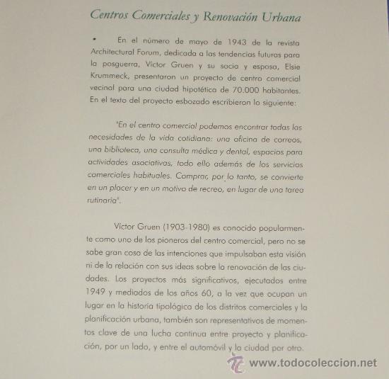 Libros de segunda mano: HORIZONTE COMERCIAL DEL CASCO HISTORICO I - Foto 6