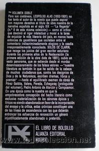 Libros de segunda mano: Solos de Clar&iacute;n - Leopoldo Alas &rdquo;Clar&iacute;n&rdquo; - Alianza 1971 - Foto 2