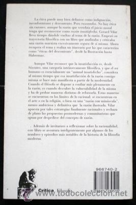 Libros de segunda mano: La raz&oacute;n insatisfecha - Gerard Vilar - Cr&iacute;tica 1999 - Foto 2