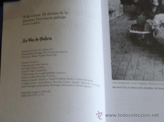 Libros de segunda mano: EL DRAMA DE LA QUINTA PROVINCIA GALLEGA, ARGENTINA - Foto 4