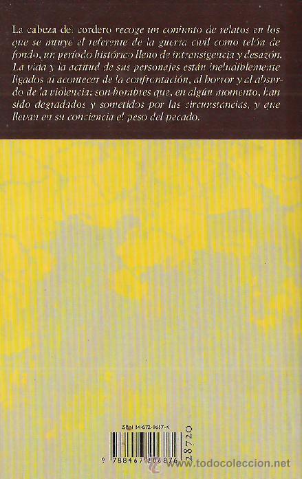 Libros de segunda mano: FRANCISCO AYALA  / LA CABEZA DEL CORDERO . C&Iacute;RCULO DE LECTORES. A ESTRENAR - Foto 2