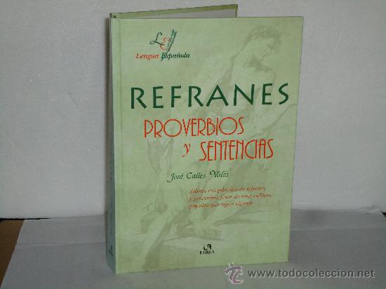 Libros de segunda mano: REFRANES PROVERBIOS Y SENTENCIAS - Foto 1
