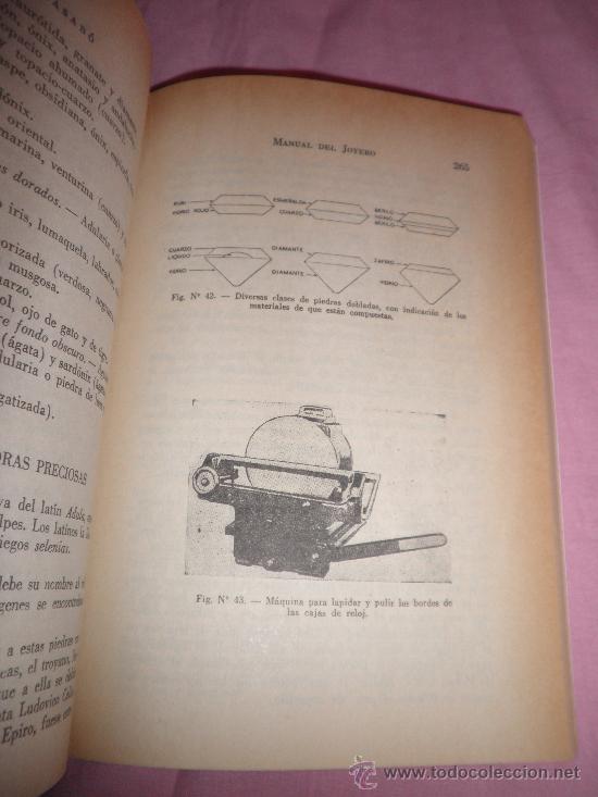 Libros de segunda mano: MANUAL DEL JOYERO - J.CASABO - ILUSTRADO. - Foto 3
