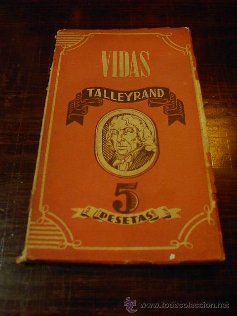 Libros de segunda mano: Vidas, Talleyrand. Ed.Atlas - Foto 1
