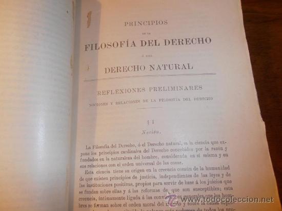 Libros de segunda mano: CURSO DE DERECHO NATURAL  DE AHRENS - Foto 6