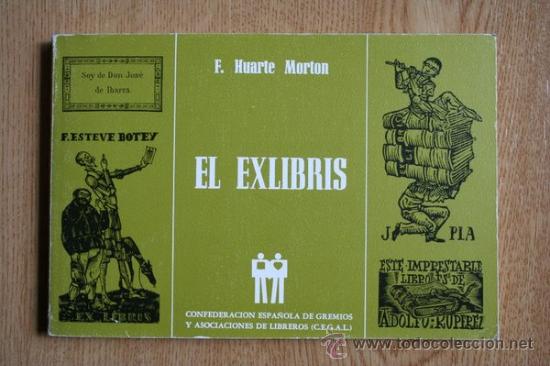 Libros de segunda mano: El exlibris. Huarte Mor&oacute;n (F.) - Foto 1