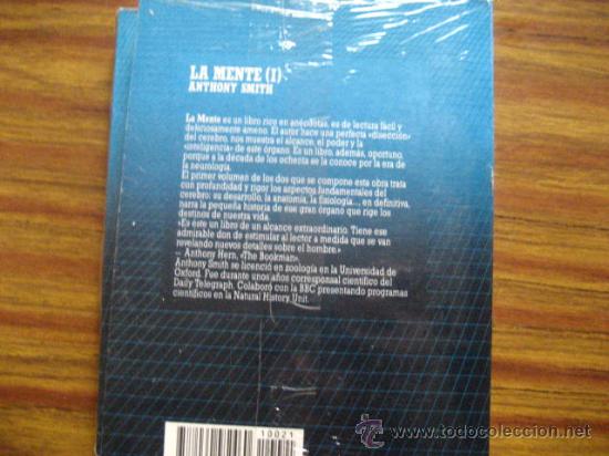 Libros de segunda mano: la mente l y ll , anthony smith , ( tecnicos bs3 biblioteca cientifica - Foto 2