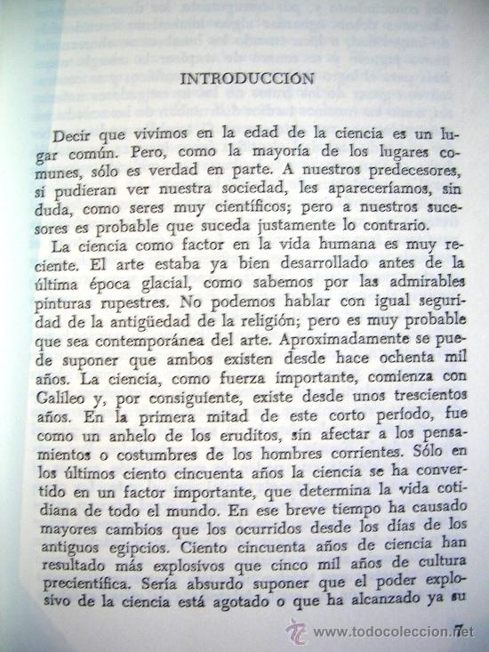 Libros de segunda mano: LA PRESPECTIVA CIENTIFICA. BERTRAND RUSSELL. 1969. - Foto 5