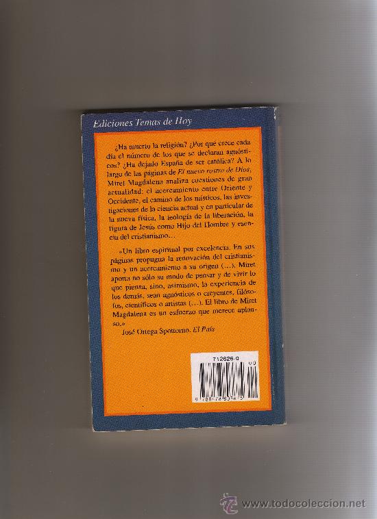 Libros de segunda mano: el nuevo rostro de dios, aut. enrique miret magdalena - Foto 3