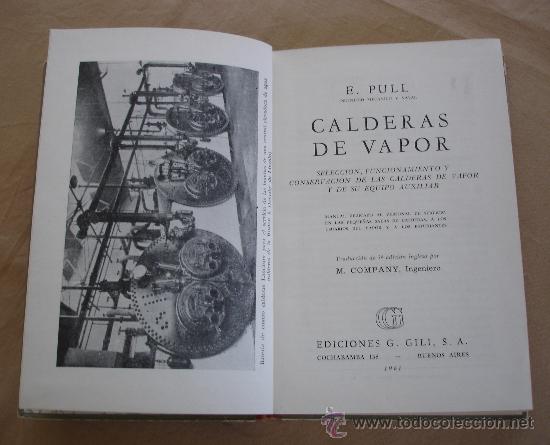Libros de segunda mano: CALDERAS DE  VAPOR, E. PULL, 1961. - Foto 3