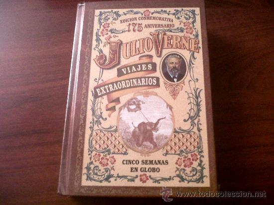 Libros de segunda mano: CINCO SEMANAS EN GLOBO-JULIO VERNE-EDICI&Oacute;N CONMEMORATIVA 175 ANIVERSARIO-2004-NUEVO